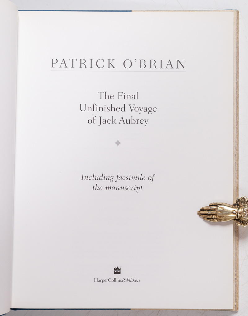 The Final Unfinished Voyage of Jack Aubrey.