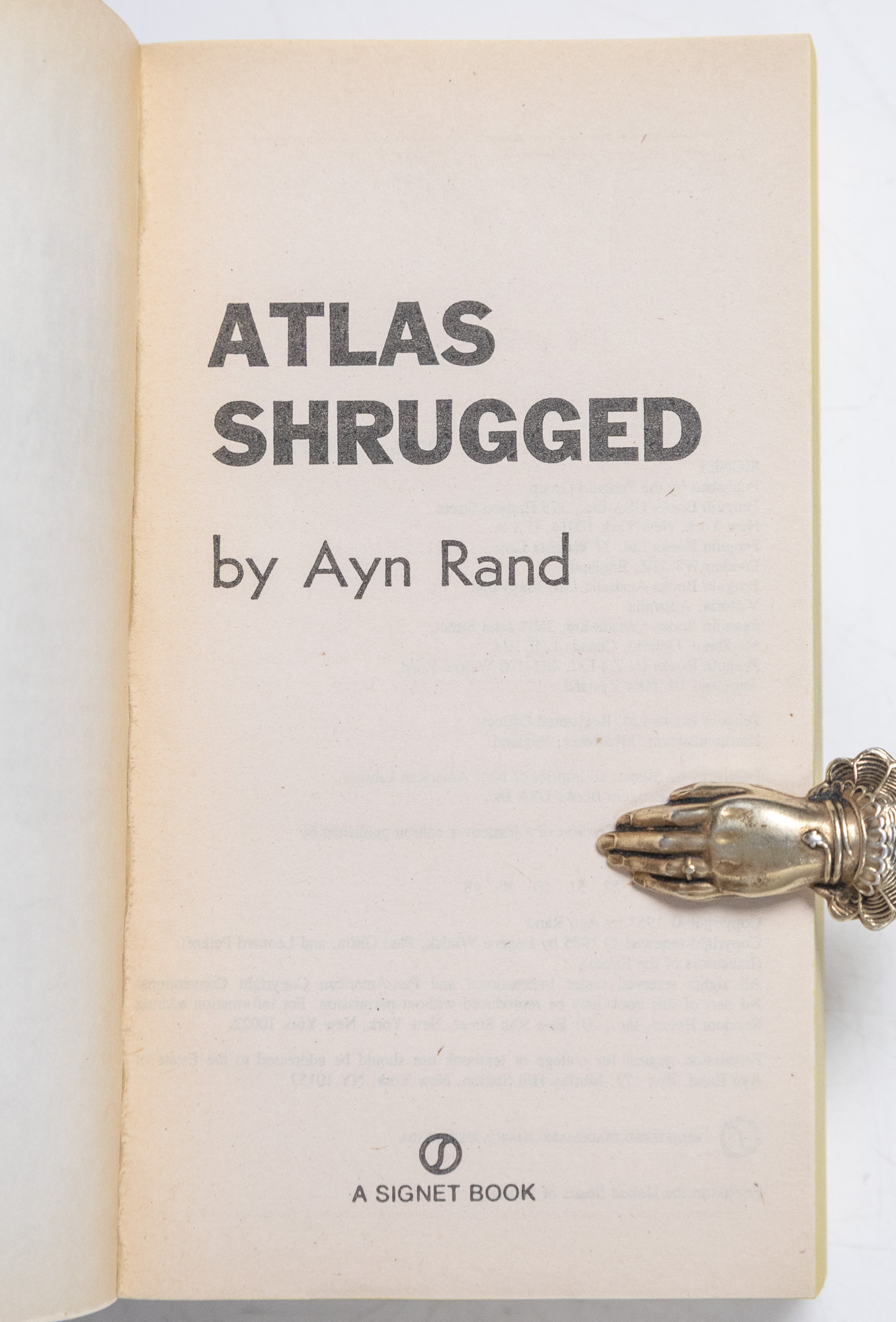 Atlas Shrugged.
