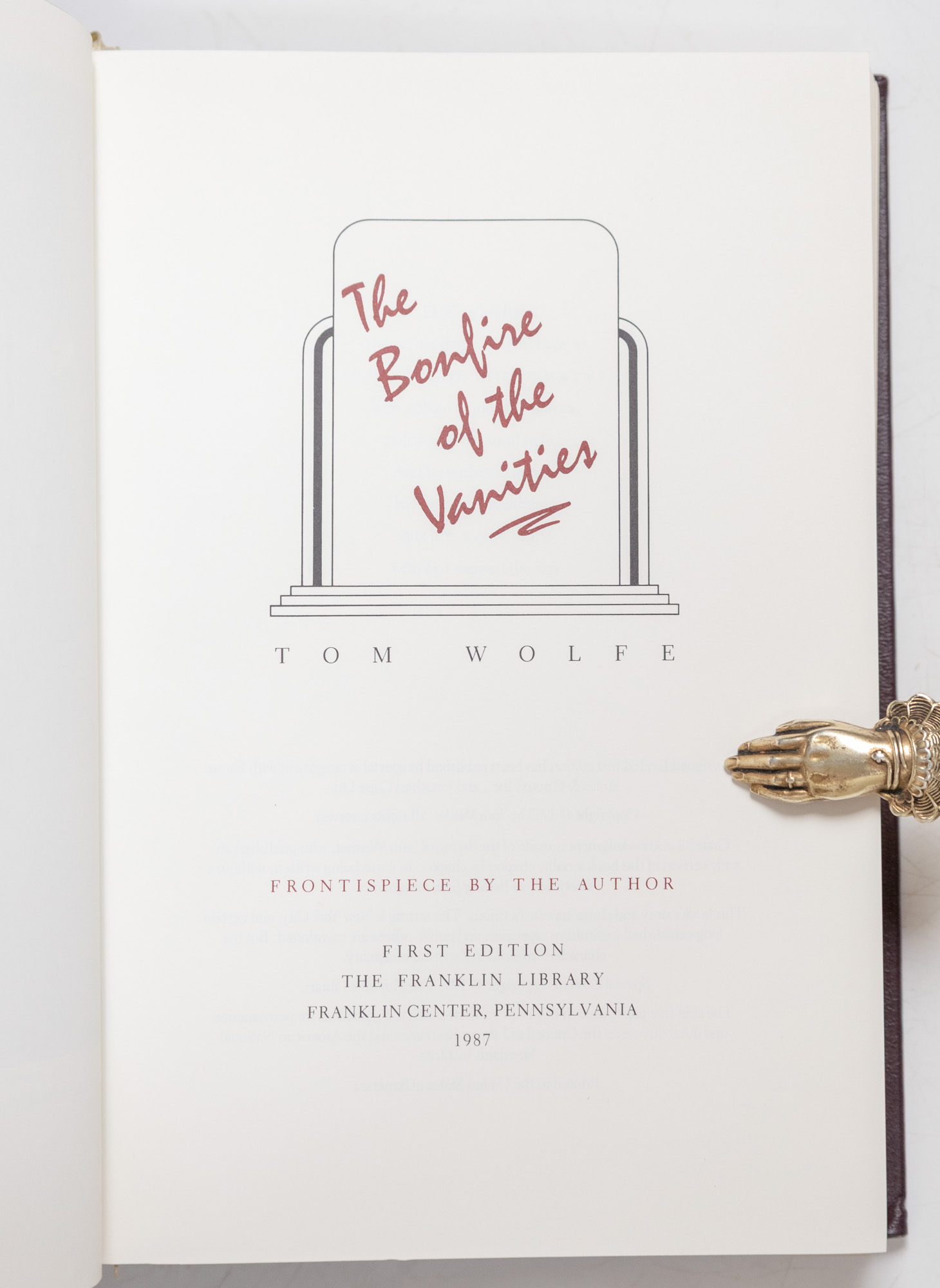 The Bonfire of the Vanities.