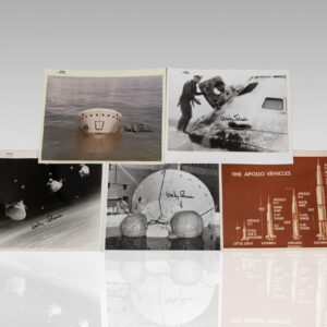 Wally Schirra Collection of Signed Photographs.