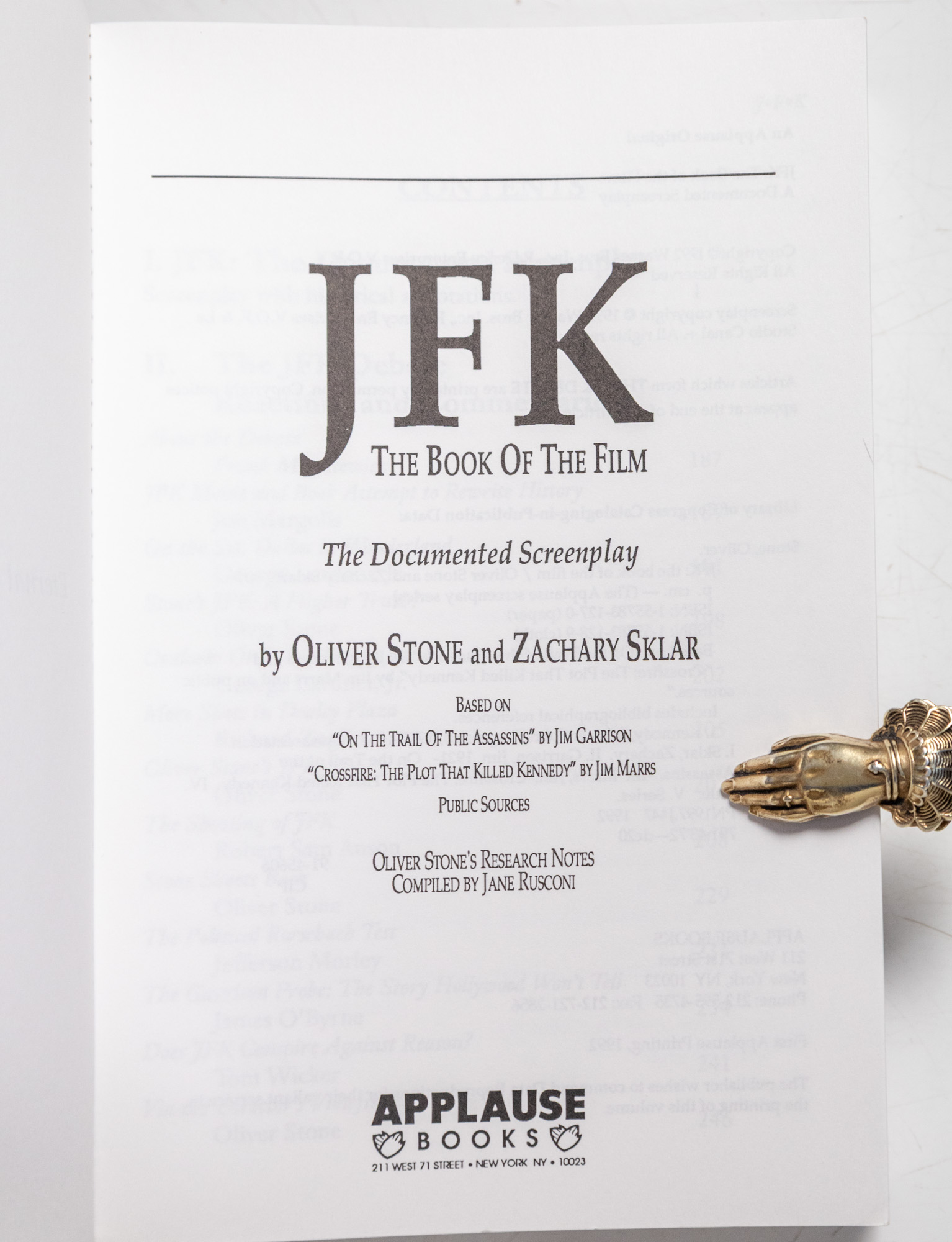 JFK: The Documented Screenplay.