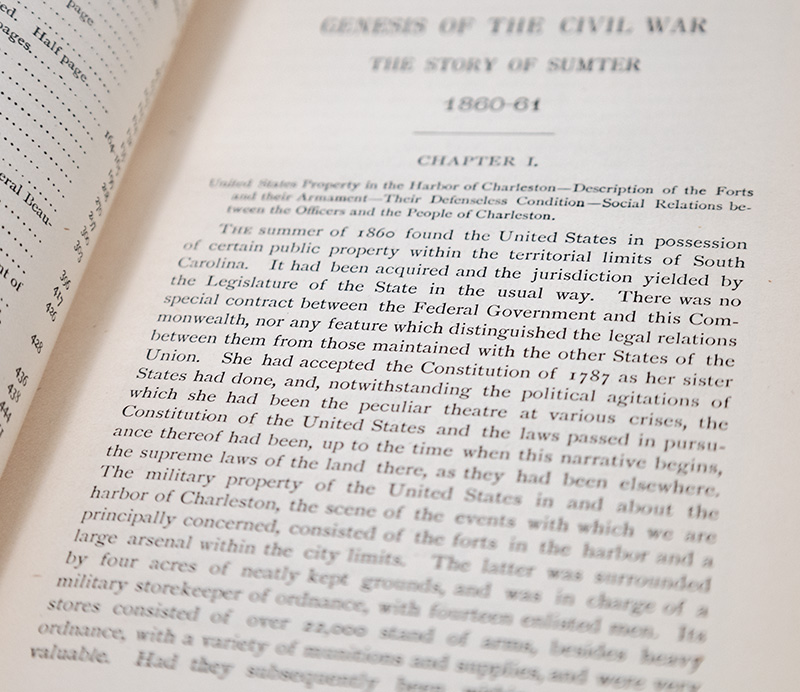 Genesis of the Civil War: The Story of Sumter 1860-1861.