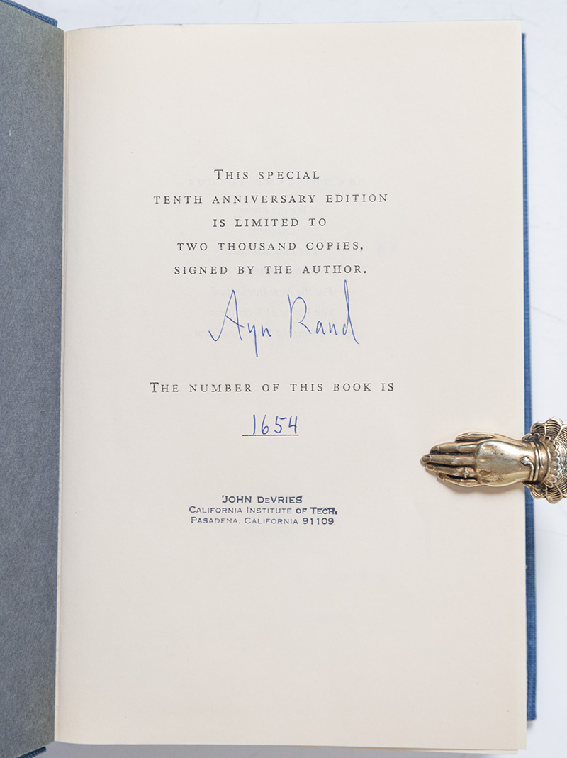 Atlas Shrugged.