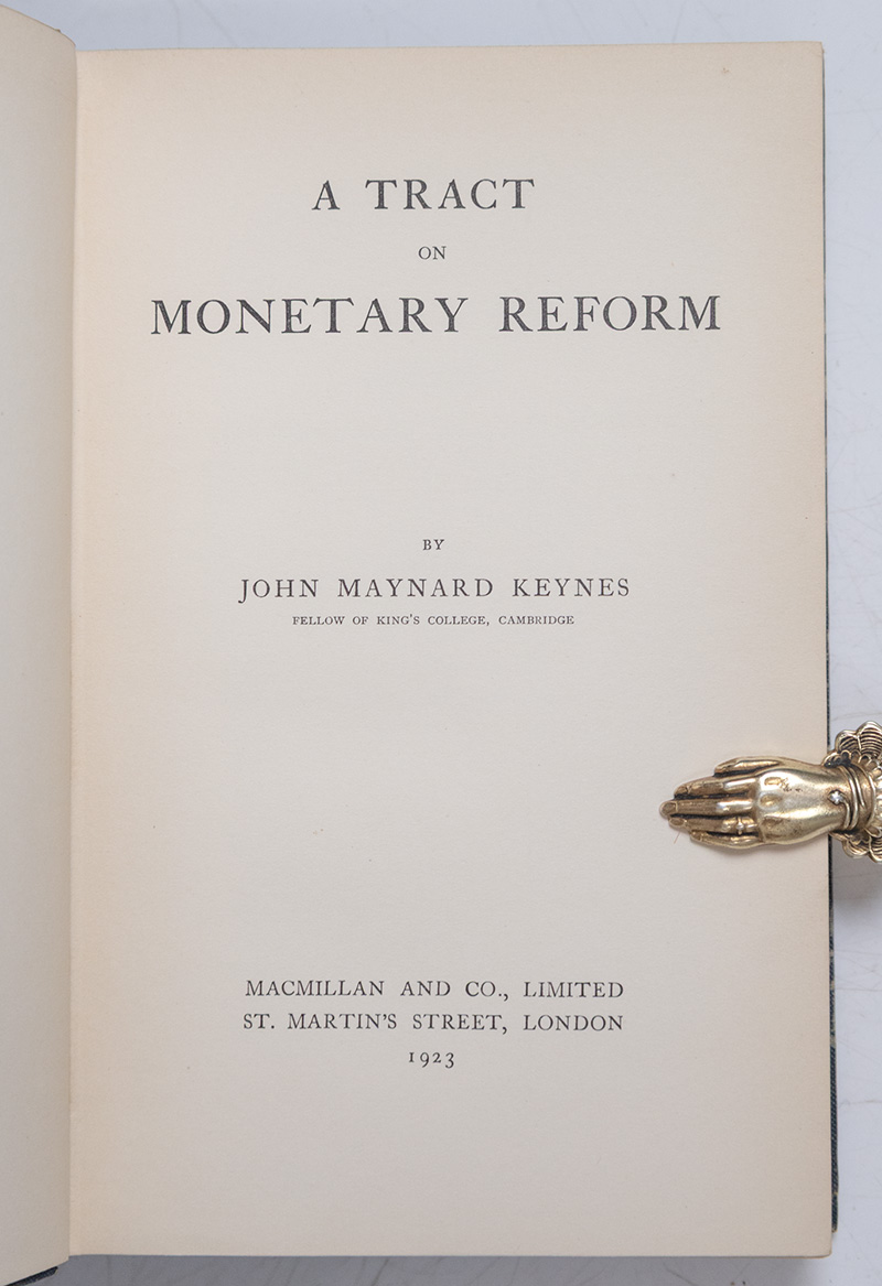 A Tract on Monetary Reform.