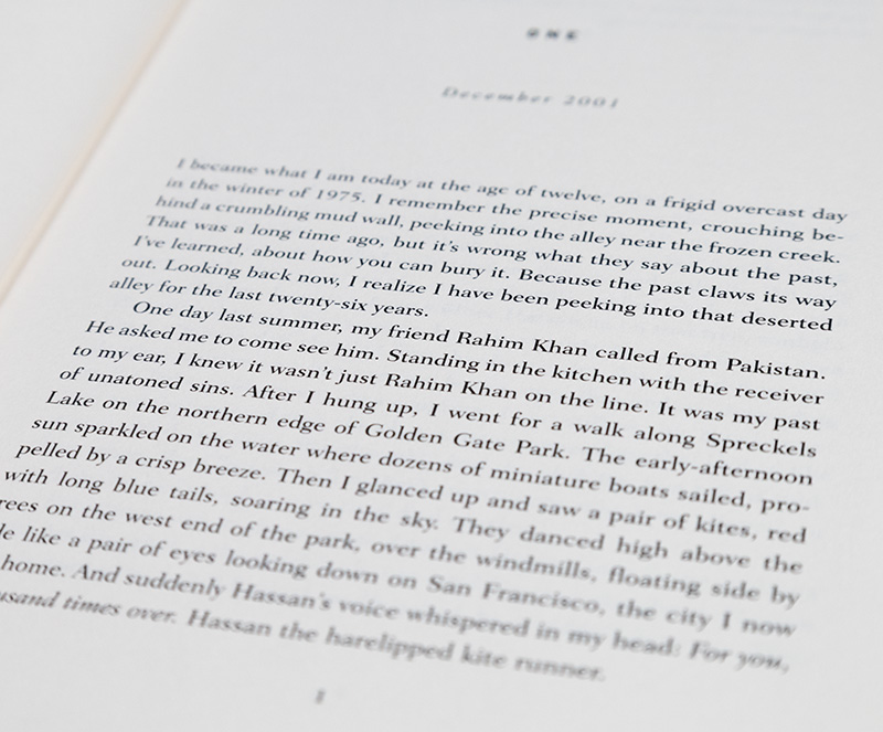 The Kite Runner.