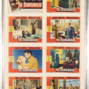The Fountainhead Warner Brothers Pictures Original 1949 Lobby Card Collection.