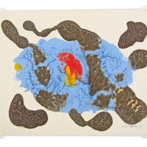 Man Ray Original Abstract Painting Gifted to Yousuf Karsh.