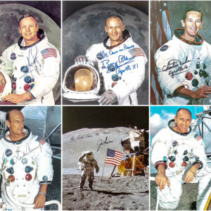 Apollo Moonwalkers Complete Collection of Signed Photographs.