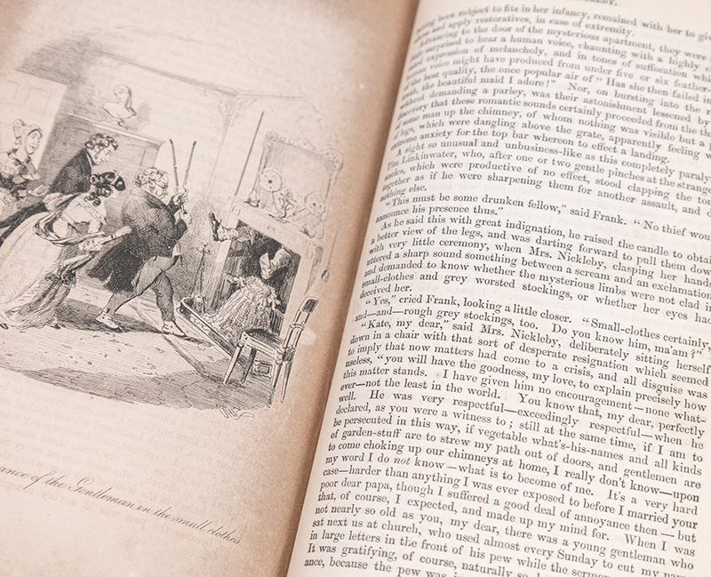 The Life and Adventures of Nicholas Nickleby.