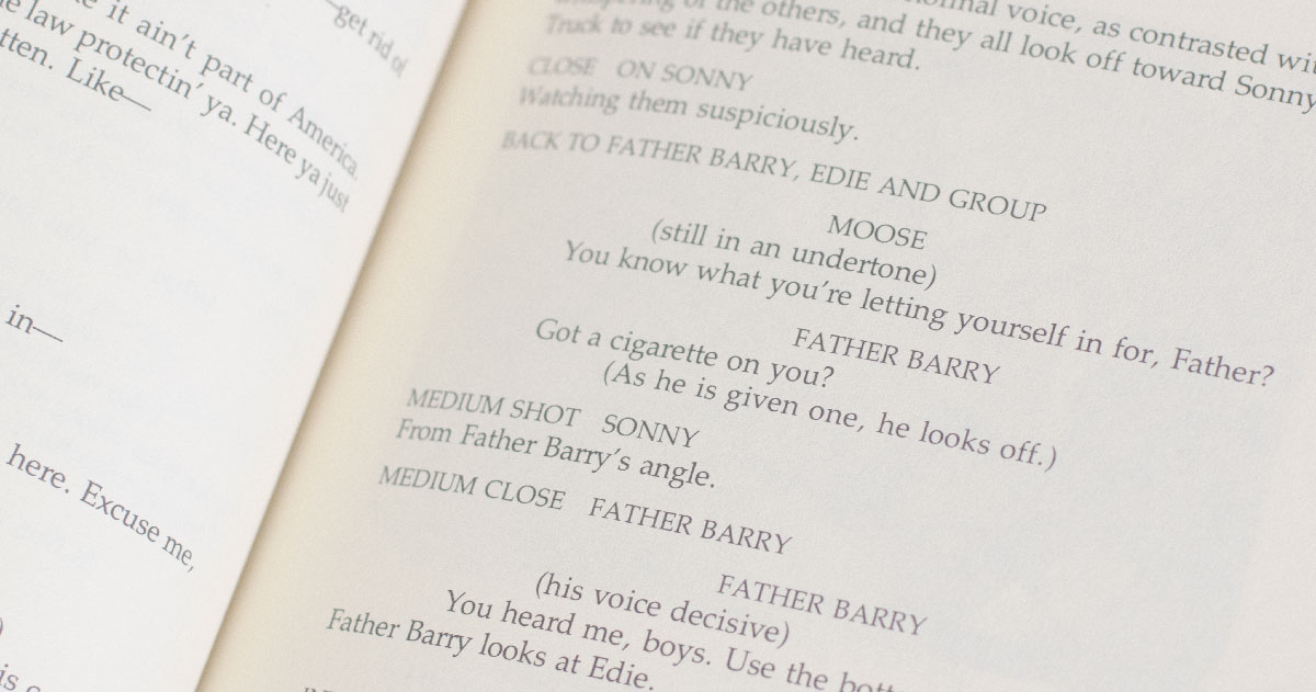 On the Waterfront Final Shooting Script