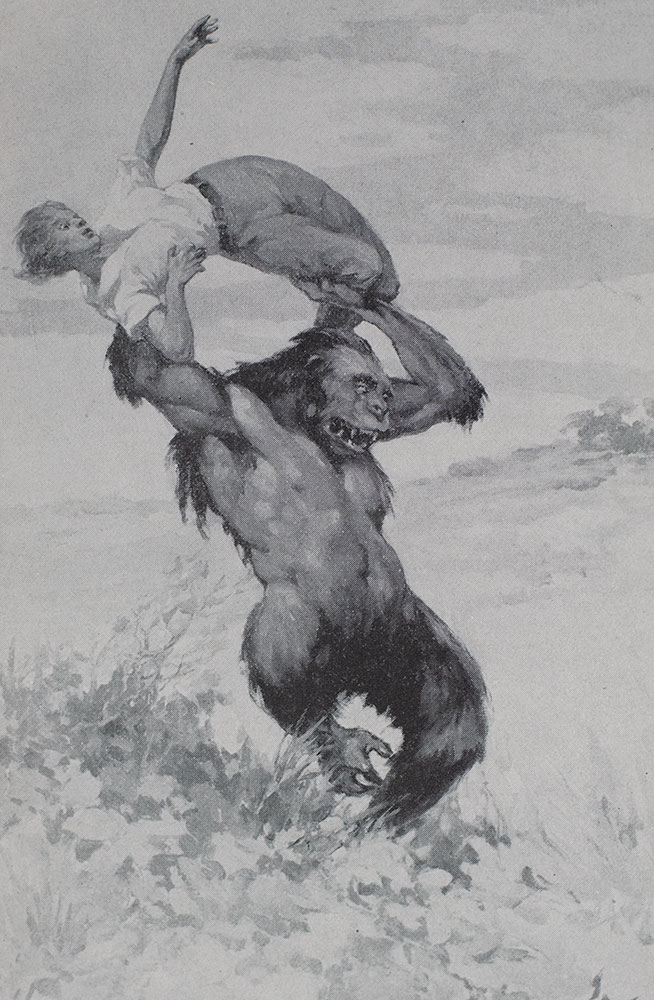 Tarzan and the Lion Man.