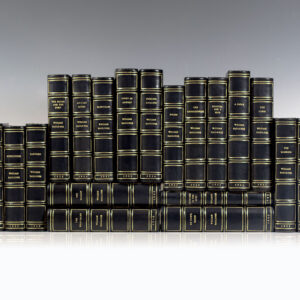 First Editions of Each Novel By William Faulkner; Finely Bound by The Harcourt Bindery