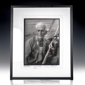 Gregorio Fuentes: The Old Man and the Sea Signed Gelatin Print.
