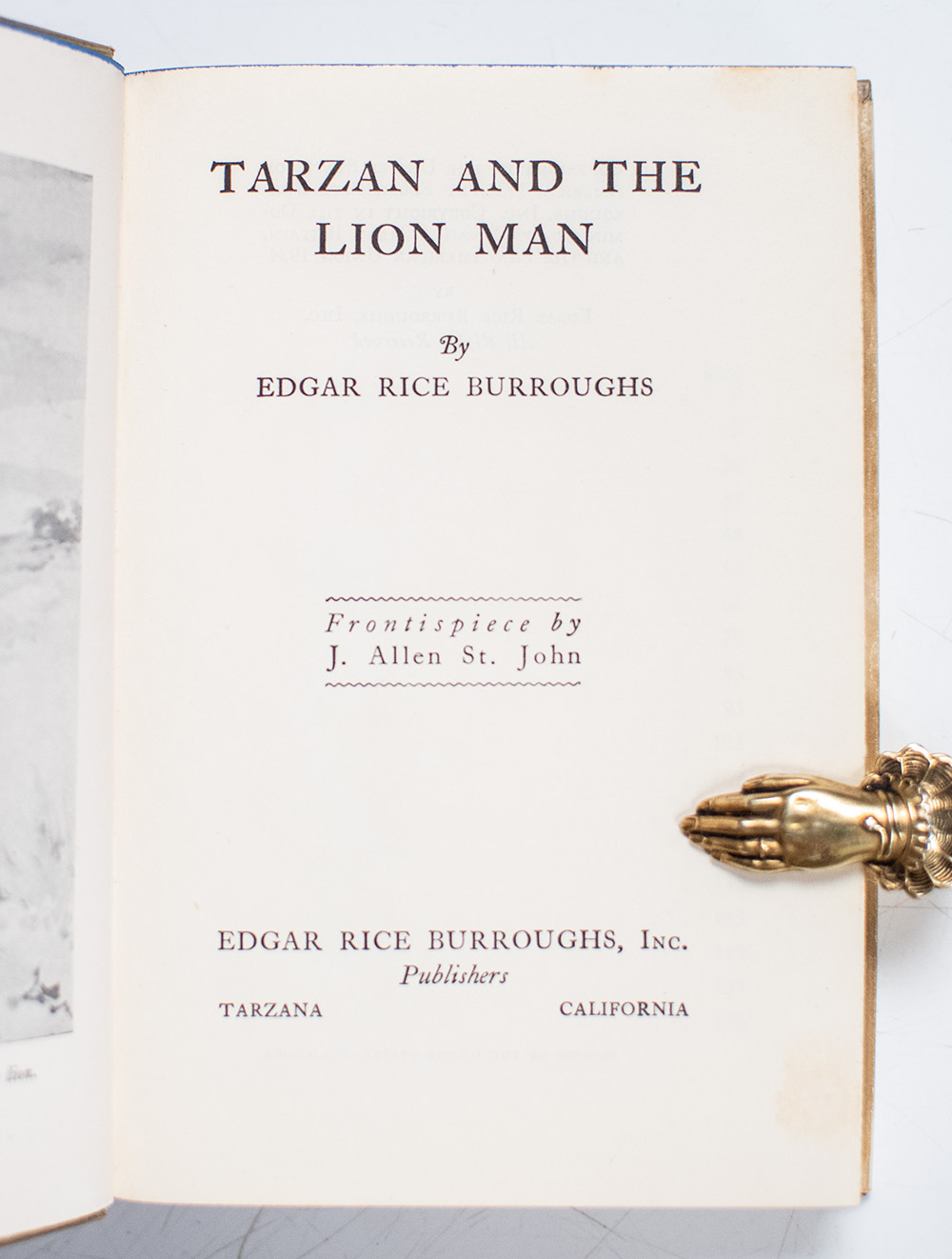 Tarzan and the Lion Man.