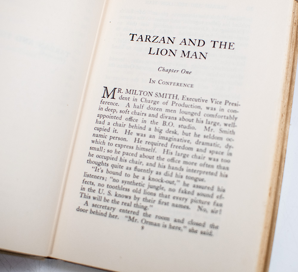 Tarzan and the Lion Man.