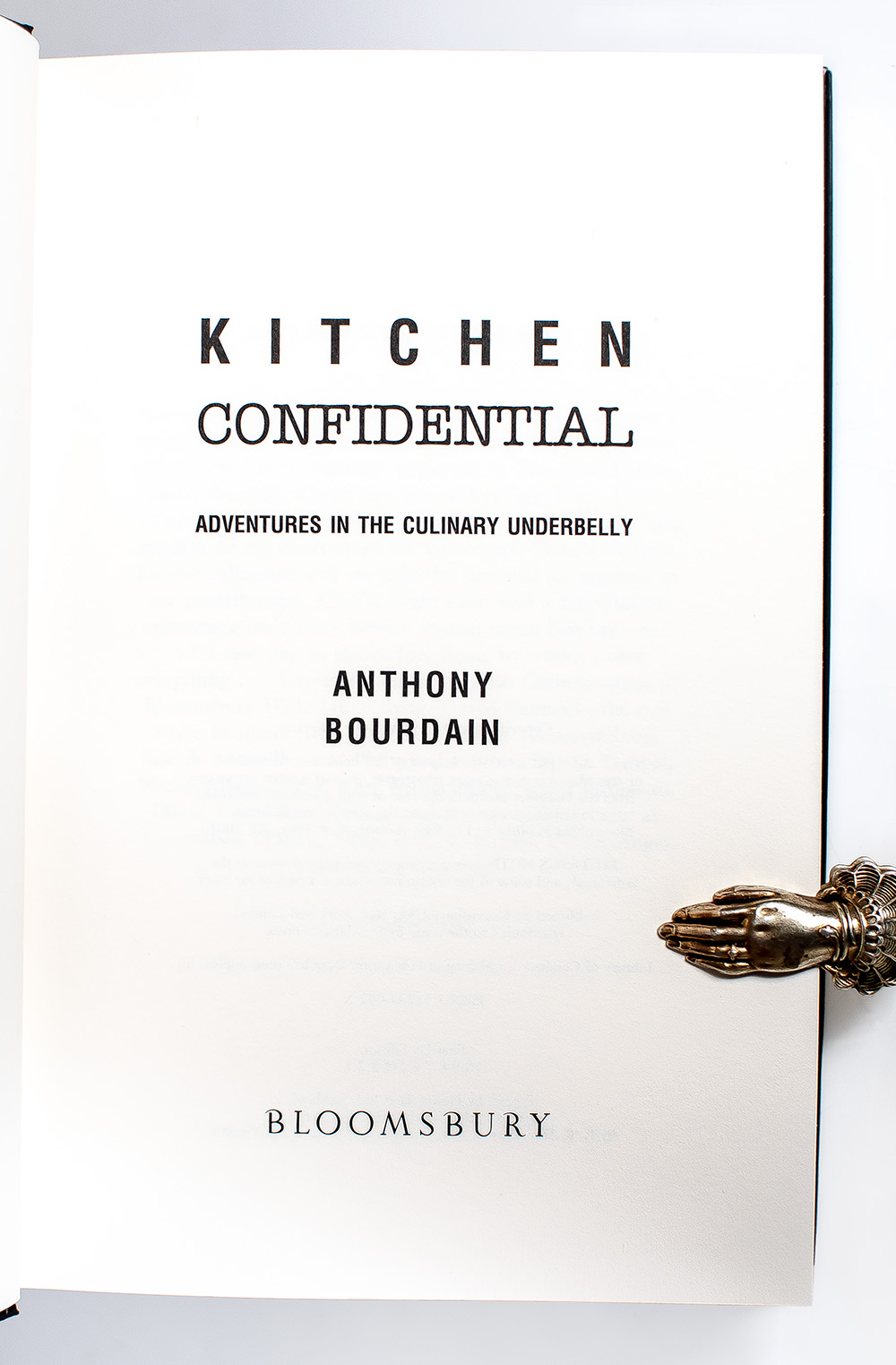 Kitchen Confidential: Adventures in the Culinary Underbelly.