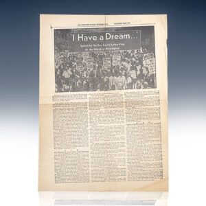 I Have a Dream...Unauthorized Broadside Printing.