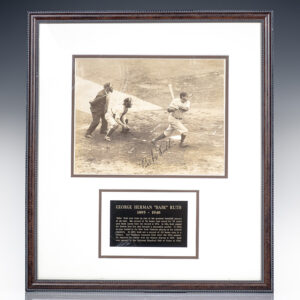 George Herman 'Babe' Ruth Signed Photograph.