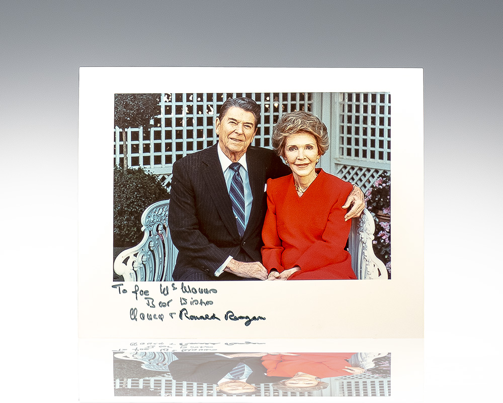 Ronald Reagan Signed Photograph.