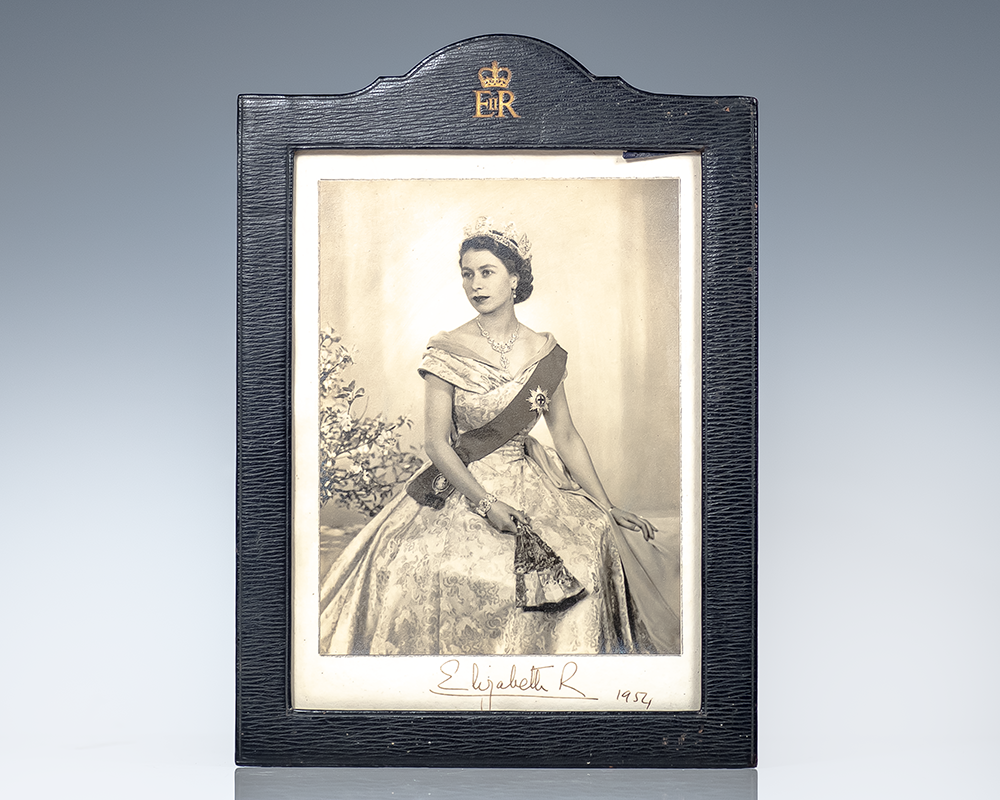 Queen Elizabeth II and Prince Philip Pair of Signed Photographs.