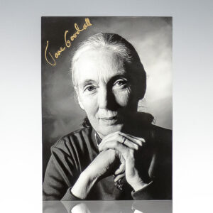 Jane Goodall Signed Photograph.