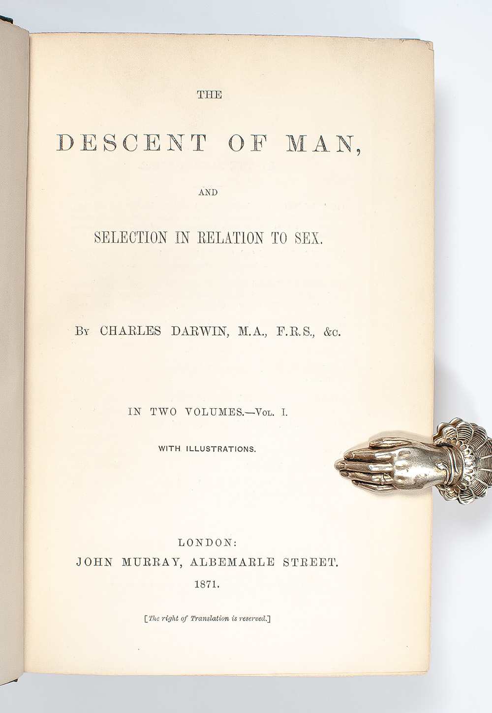 The Descent of Man.
