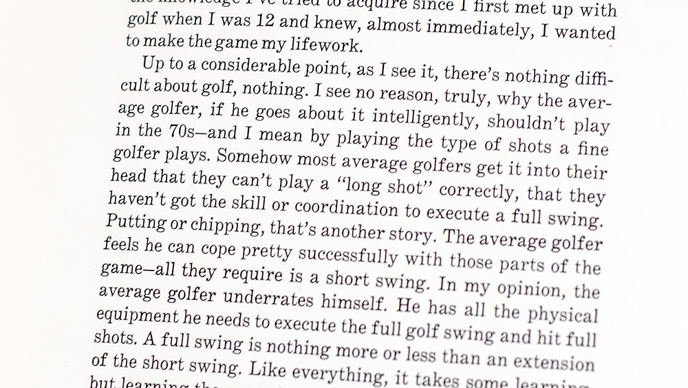 Five Lessons: The Modern Fundamentals of Golf.