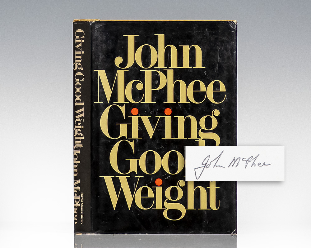 Giving Good Weight.