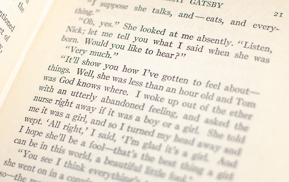 The Great Gatsby.