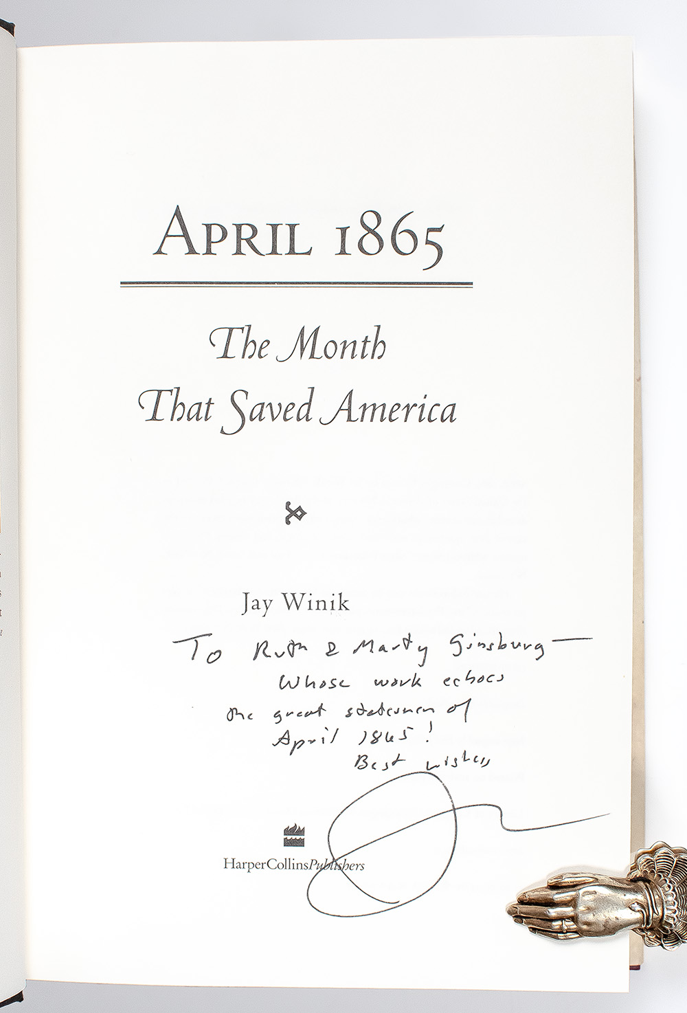 April 1865: The Month That Saved America.