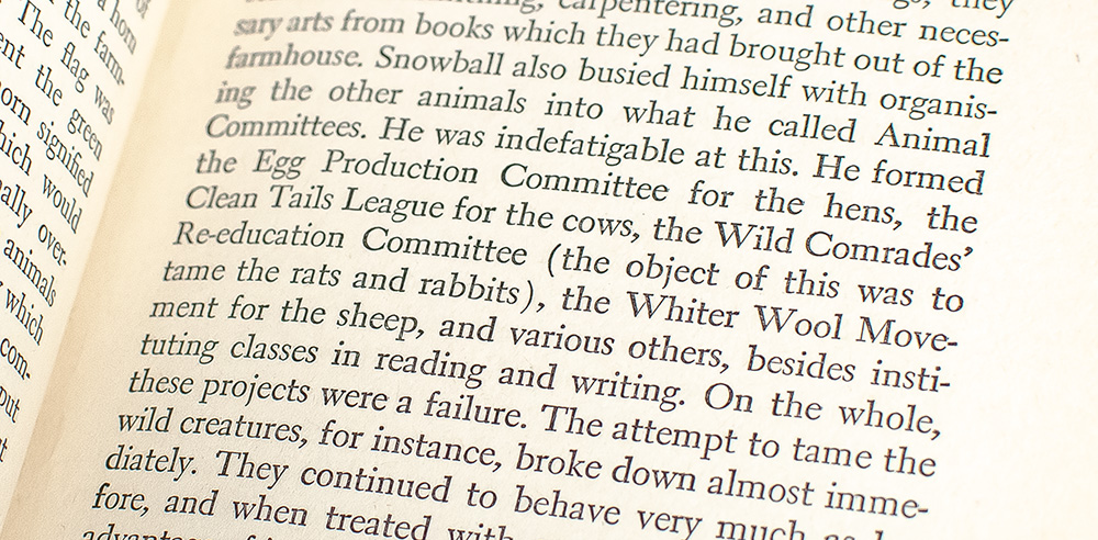 Animal Farm.