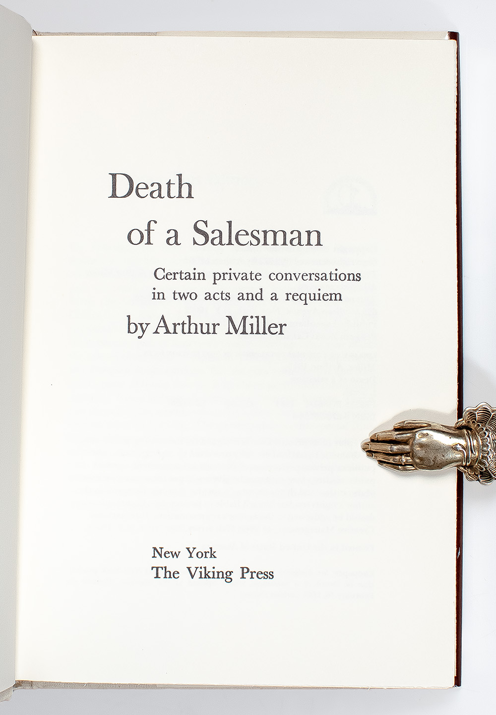 Death Of A Salesman.