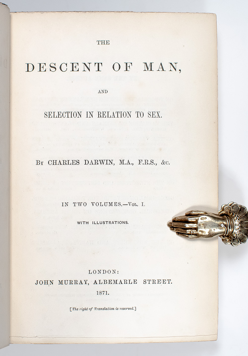The Descent of Man.