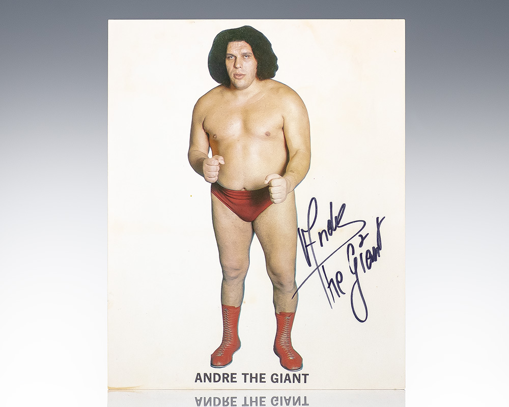 André the Giant Signed Photograph.