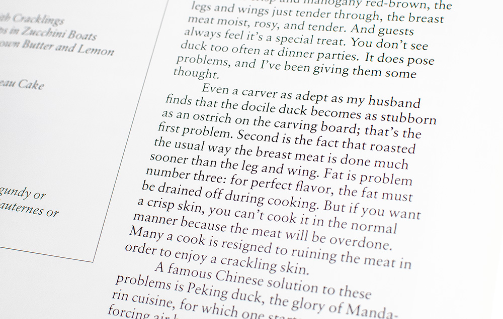 Julia's Menus for Special Occasions.