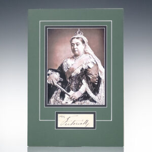 Queen Victoria Autograph.