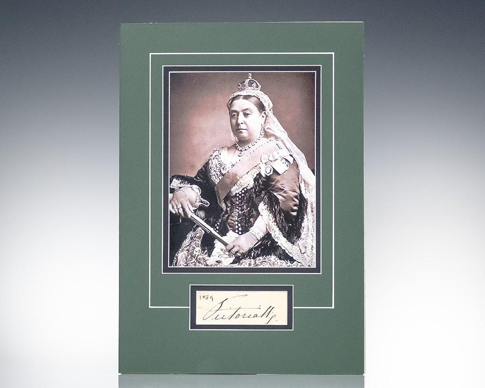 Queen Victoria Autograph.
