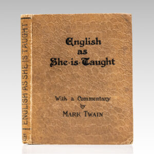 English As She Is Taught.