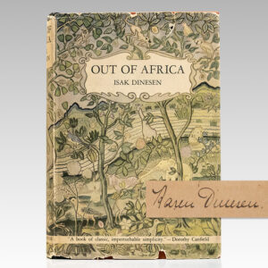 Out of Africa. [with] Isak Dinesen Autograph Letter Signed.