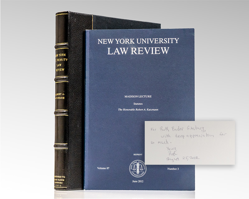 New York University Law Review. Madison Lecture: Statutes.