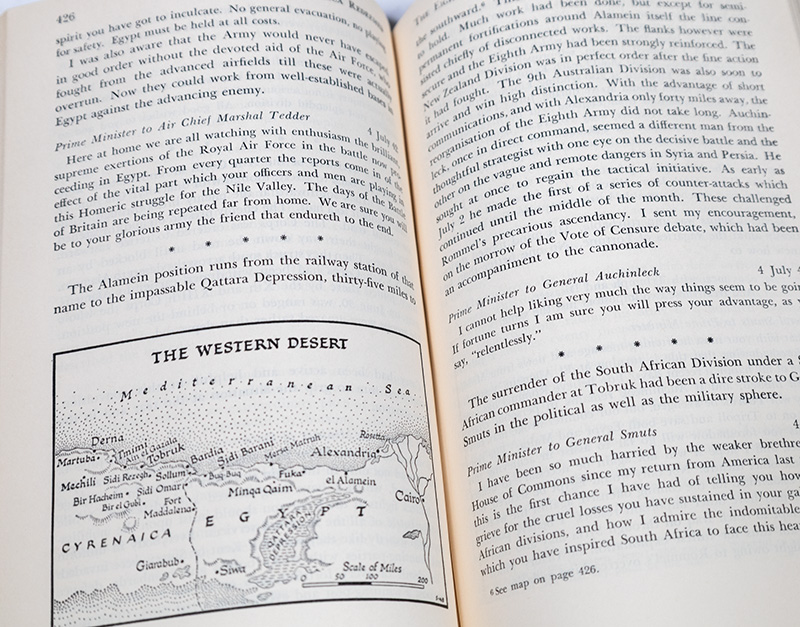 The Second World War: The Gathering Storm; Their Finest Hour; The Grand Alliance; The Hinge of Fate; Closing the Ring; Triumph and Tragedy.