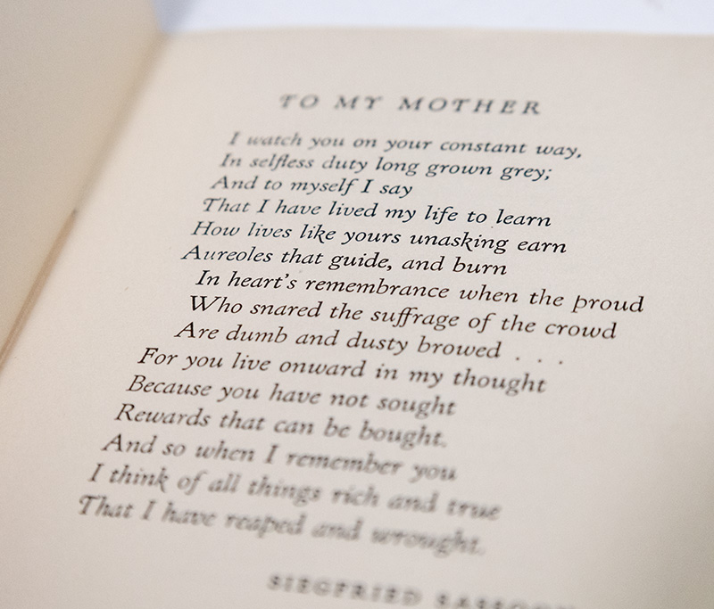 To My Mother.
