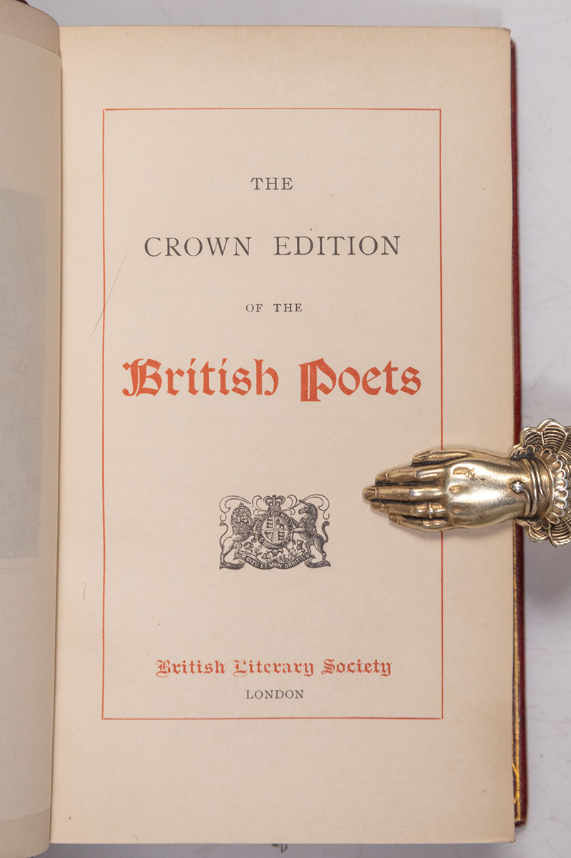 The British Poets: Edward Young.