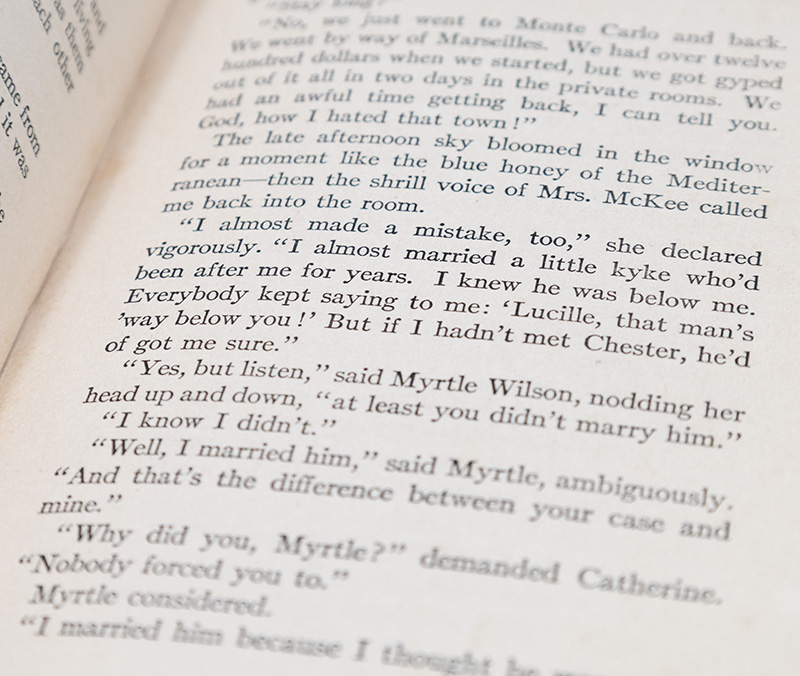 The Great Gatsby.