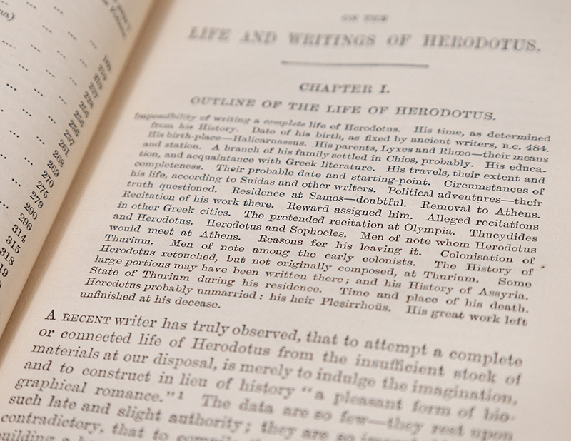 History of Herodotus.