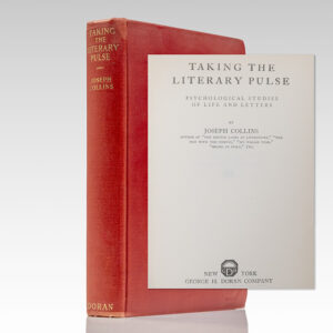 Taking the Literary Pulse: Psychological Studies of Life and Letters.