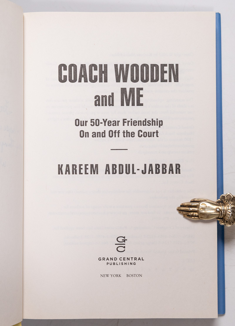 Coach Wooden and Me: Our 50-Year Friendship On and Off the Court.