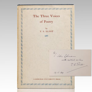 The Three Voices of Poetry.