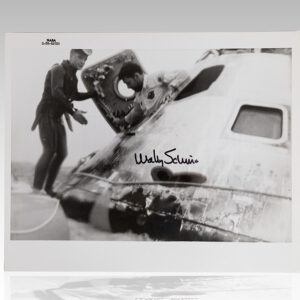 Wally Schirra Signed Photograph.