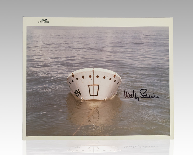 Wally Schirra Signed Photograph.